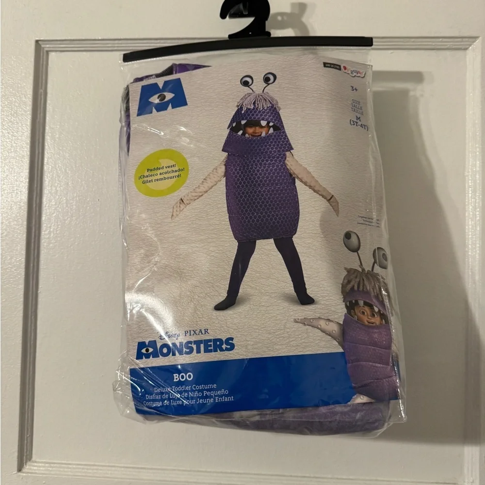 Disney Monsters Inc Boo Toddler Costume Sz 3T-4T - Picture 3 of 5